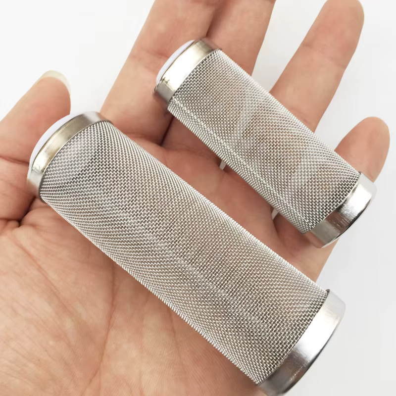Filtro de Tanque Acuático Caso de Entrada en Acero Inoxidable Redes para Cangrejos Malla Especial para Filtros Cilíndricos Protección de Alimentación para Accesorios de Acuario — imagen 3