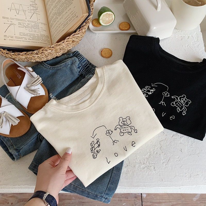 Children's Dinosaur Print Boy's Round Neck Loose White T-Shirt — image 4