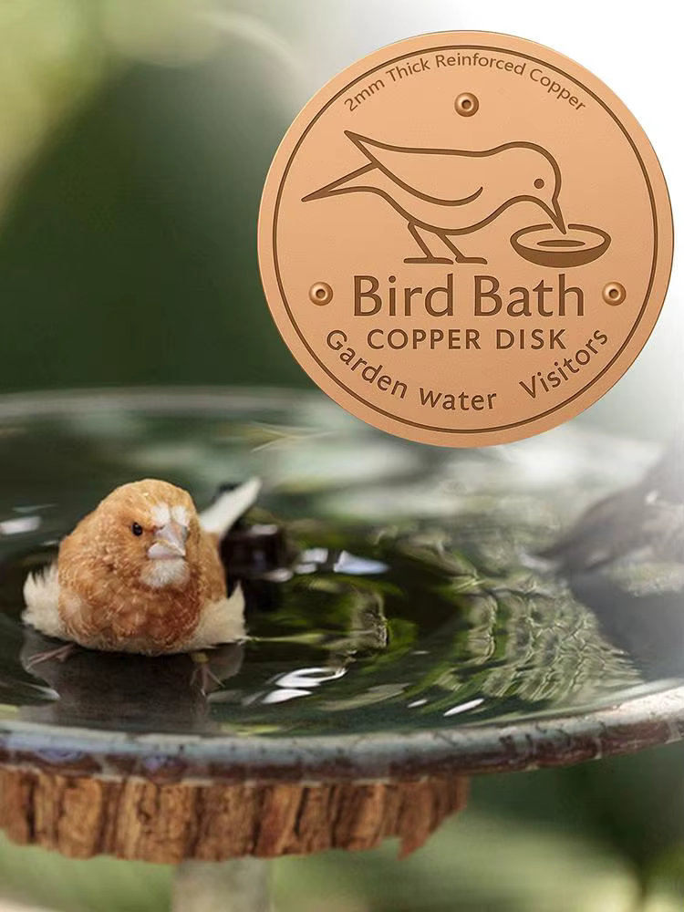 Disco de Purificación para Pajareras - Placas Metálicas de Limpieza con Iones de Cobre para Accesorios de Comida y Agua — imagen 6