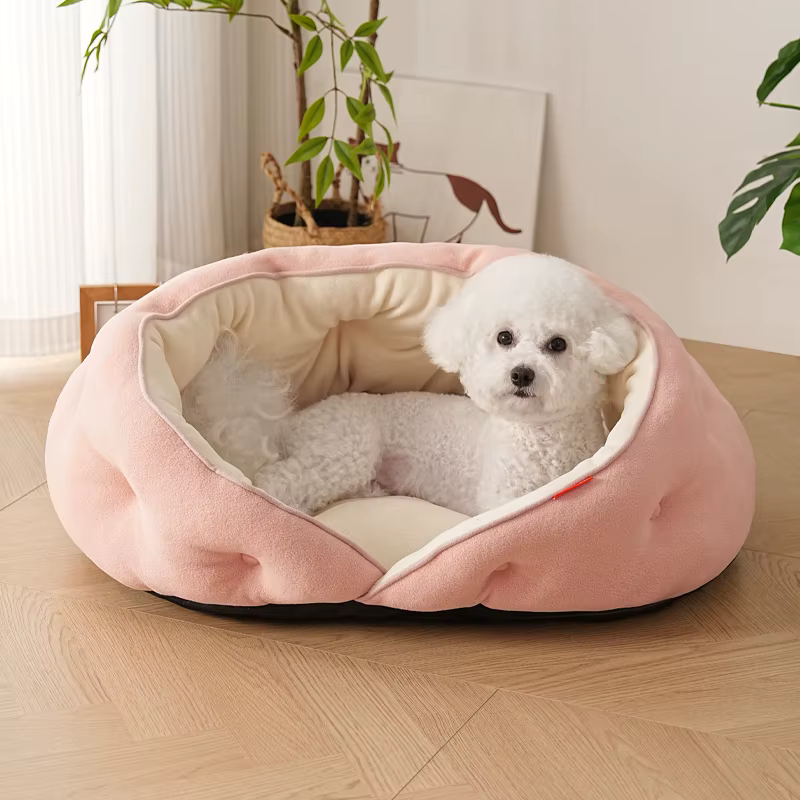 Dog Bed for Large Medium Small Dogs, Washable Sleeping Puppy Bed, Soft Calming Cat Beds for Cats, Pet Sofa Bed, Anti-Slip Bottom — image 3