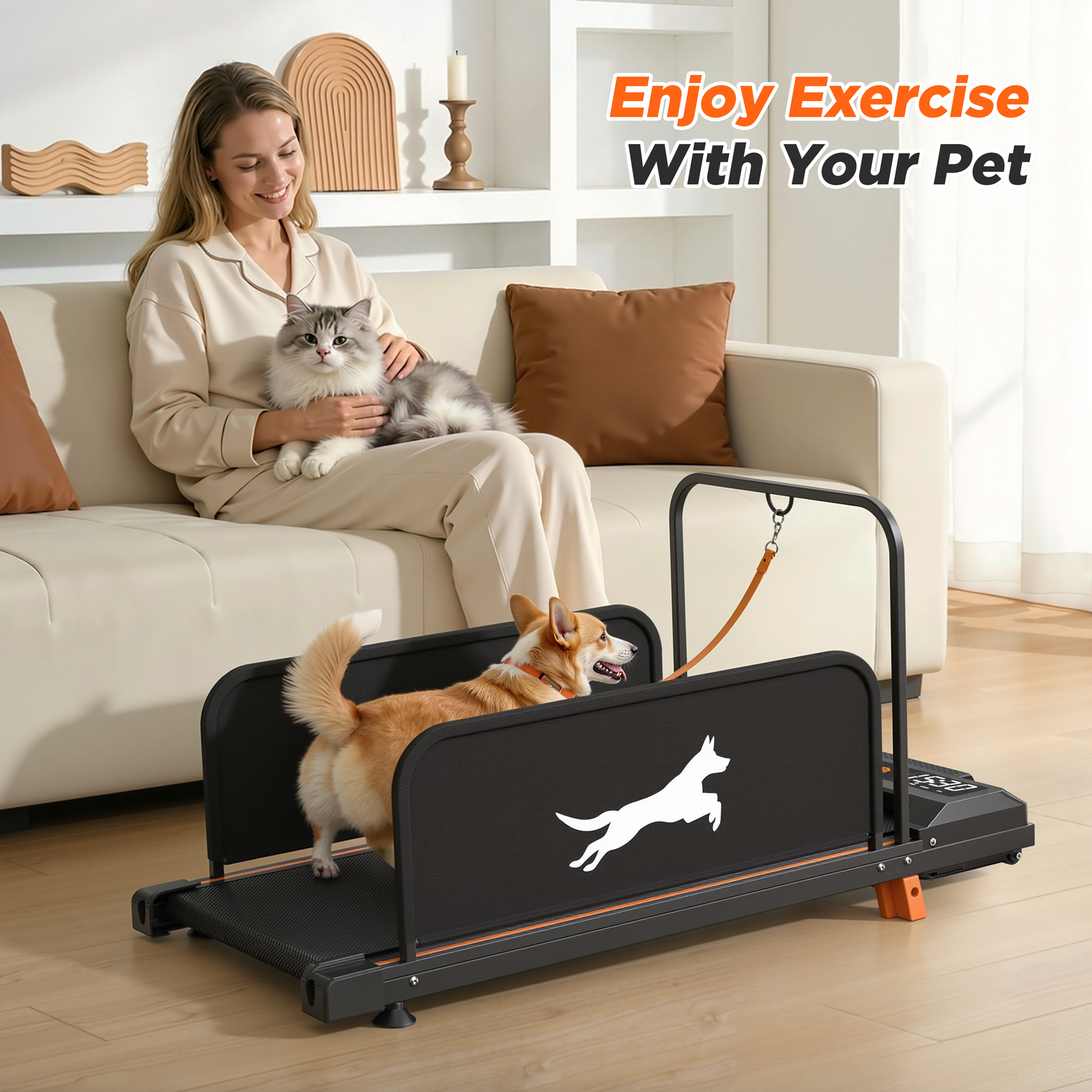 Small Dog Treadmill 2026 Edition - High-Value, Low-Noise Pet Exercise Machine For Indoor Puppy Training, Portable Running Wheel — image 4