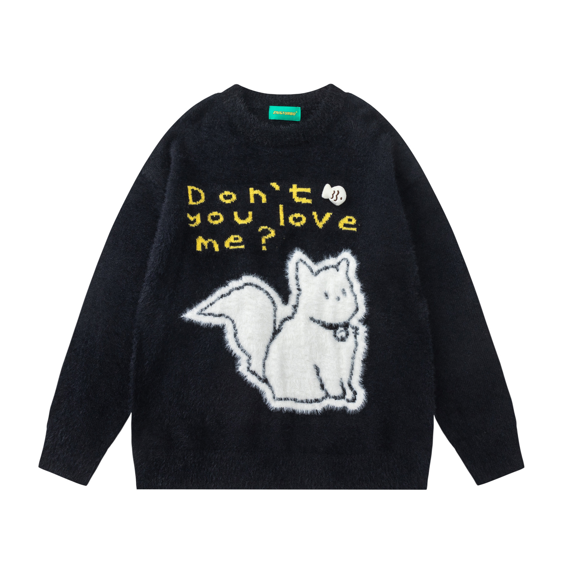 Cute Cat Pattern Sweater — image 7