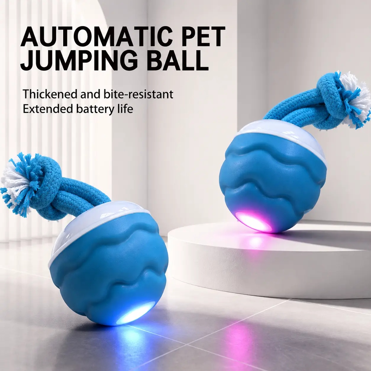 New Interactive Dog Pull Toy, Stimulate Dog Intelligence & Keep Fit, Indoor & Outdoor Use For Medium Large Dogs, Dog Chew Toy With 3 Spare Ropes — image 2