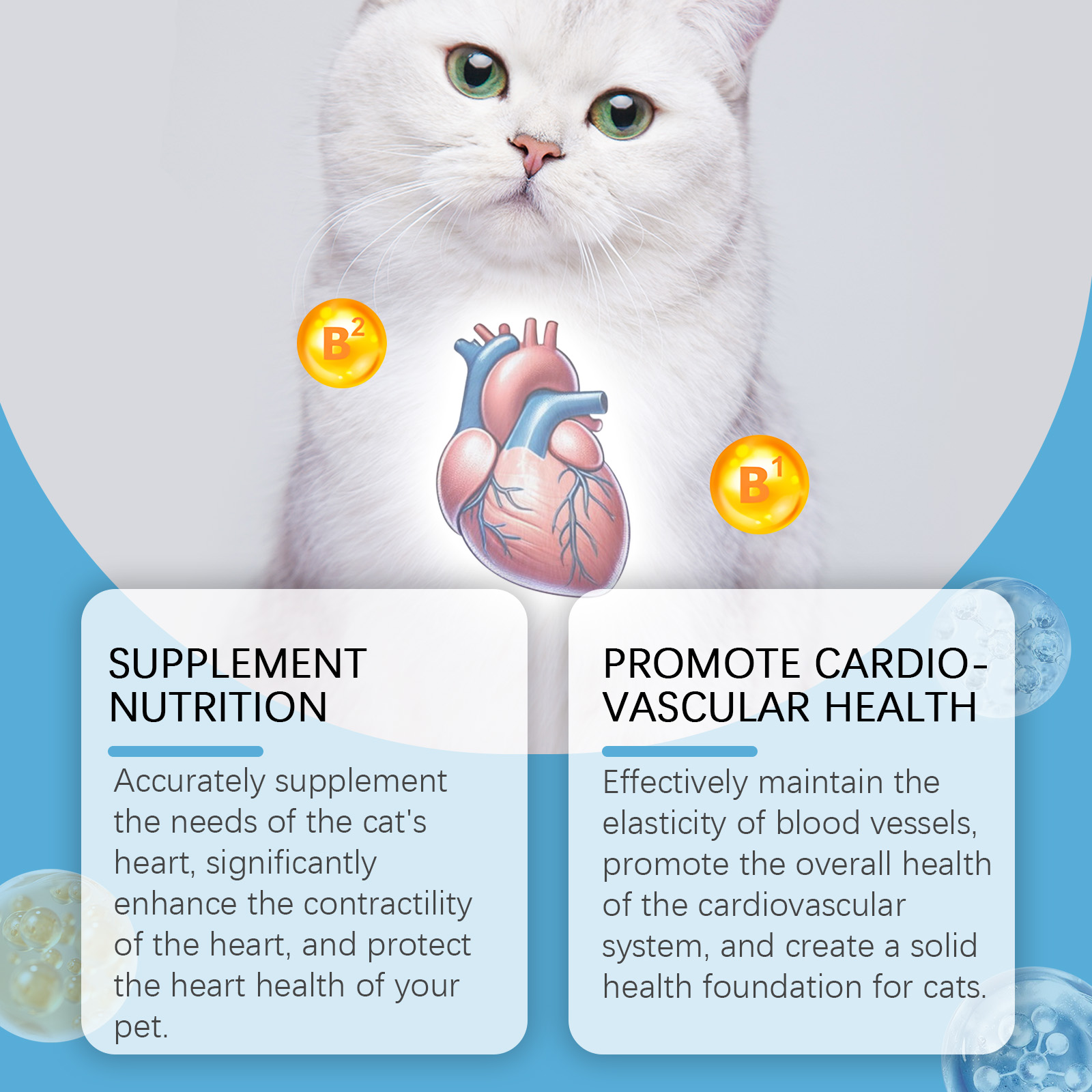 Cats Protect Health And Vitality With Coenzyme Tablets Coenzyme Q10 For Cats To Absorb Nutritional Supplements — image 5