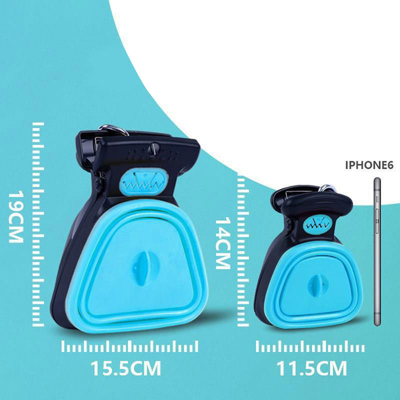 Pala de Cepillo para Perros Plegable Recogedor de Excrementos — imagen 3