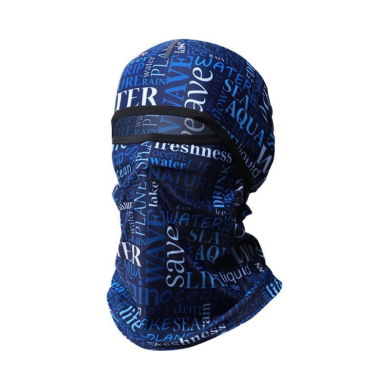 Summer Ice Silk Sun Protection Mask Men's Head Cover Full Face Fishing Sun Protection Scarf — image 5