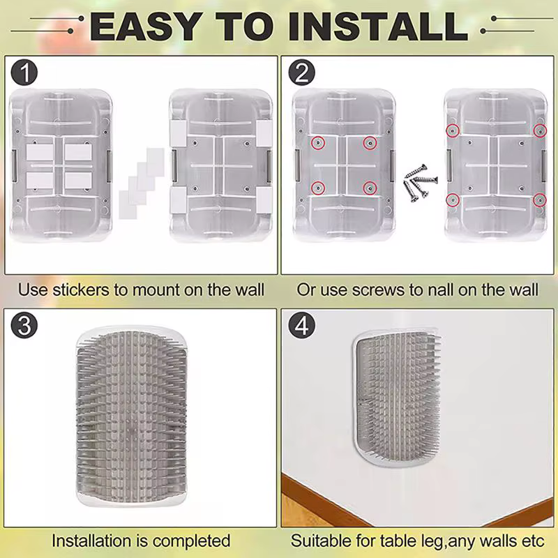 Masajero de rascador para gatos, cepillo para quitar pelo, tabla de aseo para perros y gatitos, Royal Canin Accesorios Kitten Care — imagen 5
