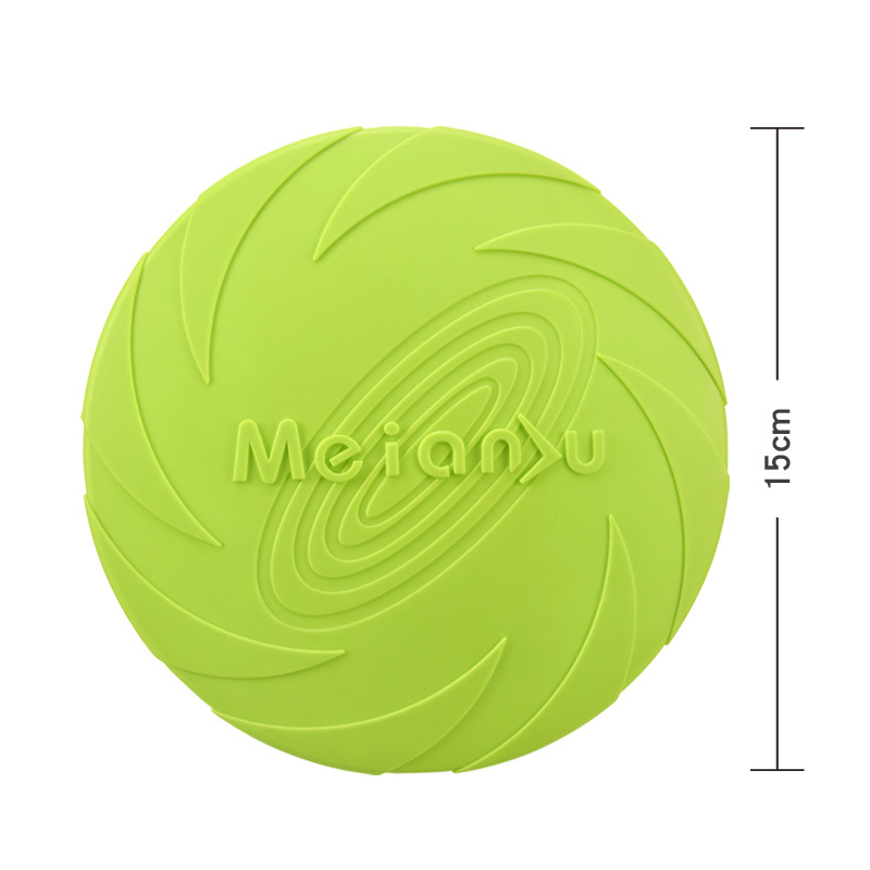 Meianju Dog Frisbee Pet Toys Interactive Toys Pet Frisbee Floating Bite resistant Retrieving Training — image 18