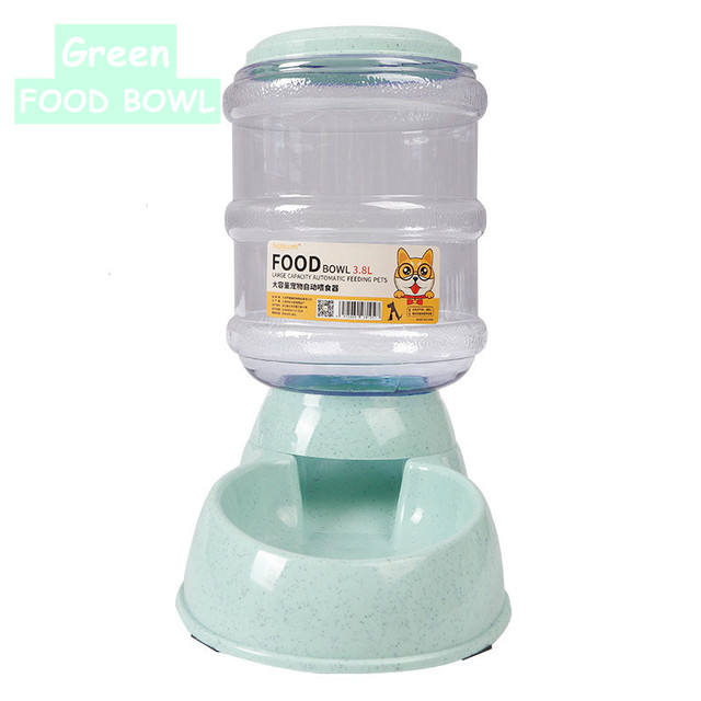 Alimentador Automático de Paja de Trigo Grande Capacidad 3.8L para Mascotas Comida y Agua — imagen 14