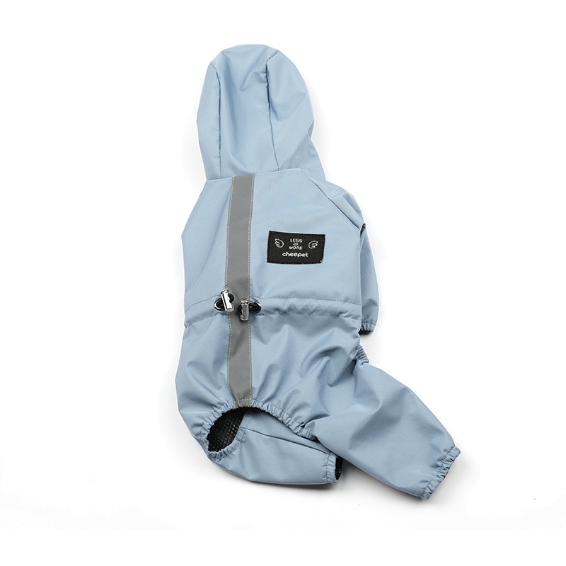 Ropa impermeable para perros - Chaqueta de malla respirable y reflejante para días lluviosos — imagen 8