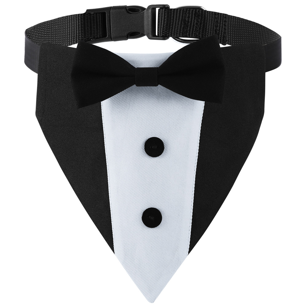 Manta triangular para perros con asido de saliva grande manta de cuello ajustable — imagen 3