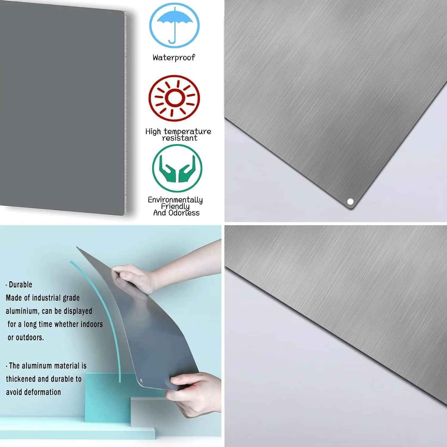 Alerta de Osas Metálicas Precaución Cuidado Leña Signo Muro Exterior Decoración de Caza Cabina — imagen 6
