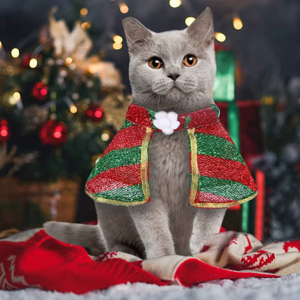Cat Dog Christmas Cosplay Clothing Funny Dress Up Pet Accessories Pet's Lovely Winter Jackets Outfits — image 5