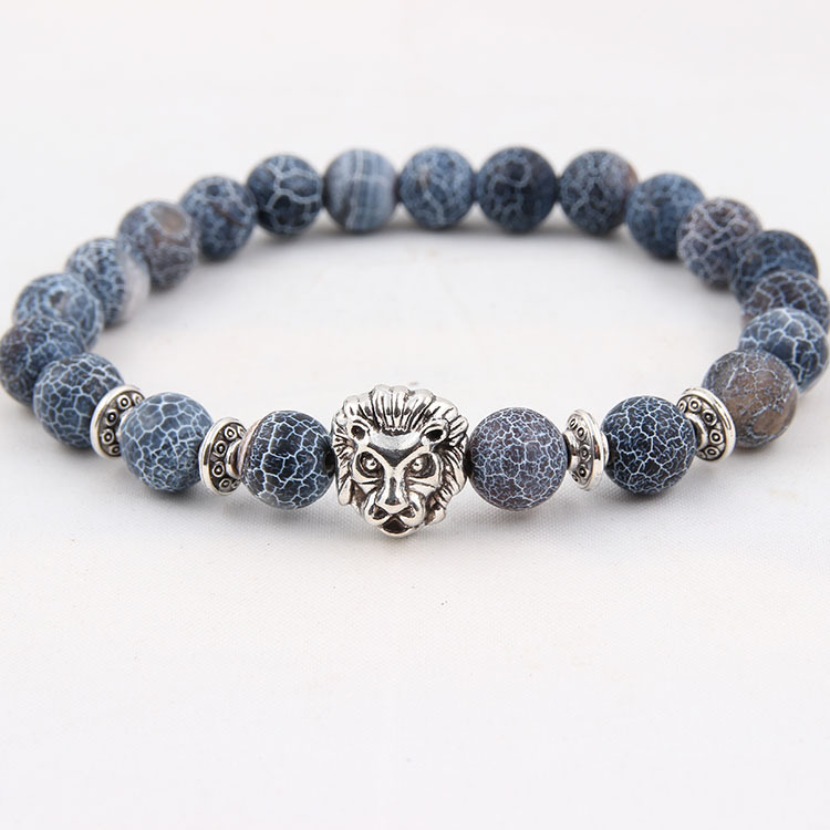 Natural Stone Owl Head Yoga Bracelet — image 11