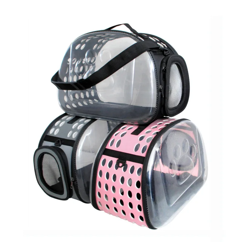 Luxury Large Single Shoulder Handbag Space Portable Mesh Breathable Transparent Travel Pet Cat Dog Outdoor Carrier Carrying Bag — image 1
