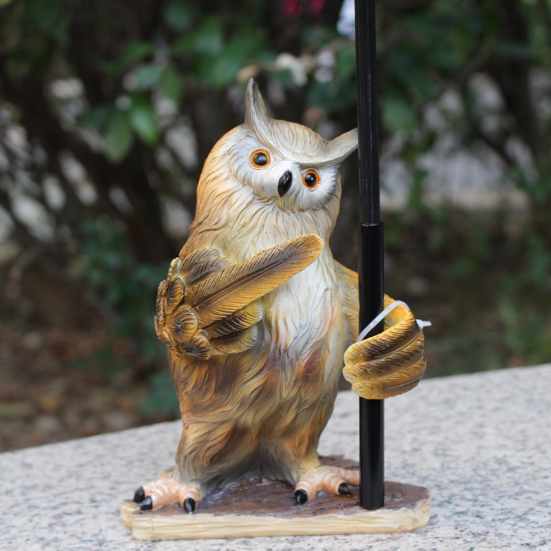 Decoración de Molino para Búhos - Figura Creativa de Resina — imagen 3