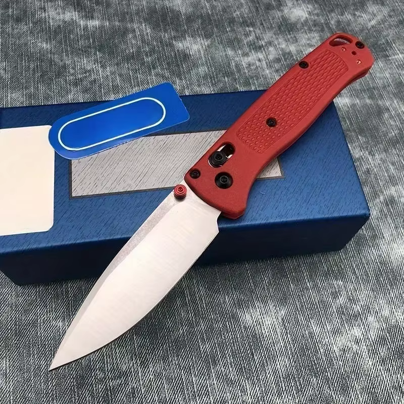 535 EDC Manual Open Folding Knife Landing Blade Flat Blade Satin Nylon Fiber Handle Used for Daily Carrying and Camping Knives — image 4