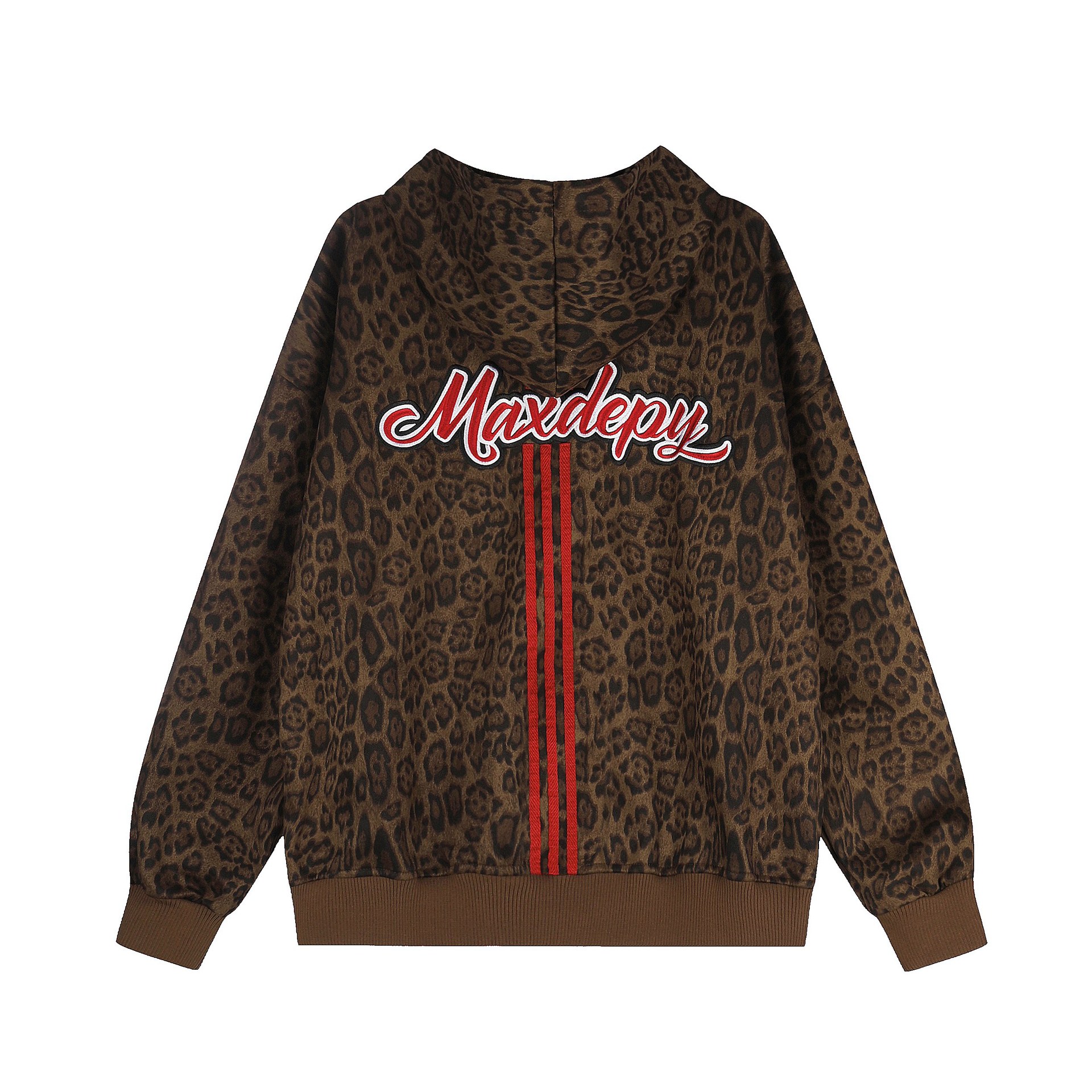 Full printed leopard print digital hoodie — image 3