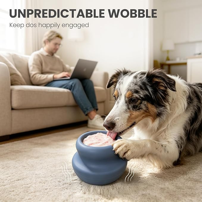 Freeze Dog Enrichment Lick Toy, Stuffable Frozen Treat Bowl For Slow Feeding And Interactive Pet Enrichment — image 4