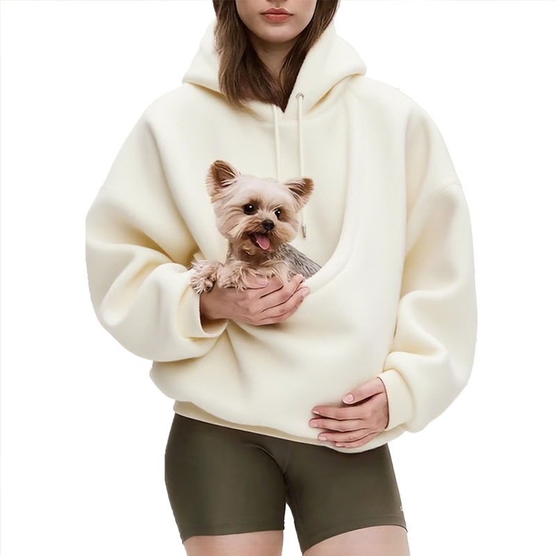 Chaquetón de Transporte para Mascotas, Mochila con Capucha para Perros y Gatos Pequeños, Sudadera Unisex para Compañeros de Cuatro Patas — imagen 3