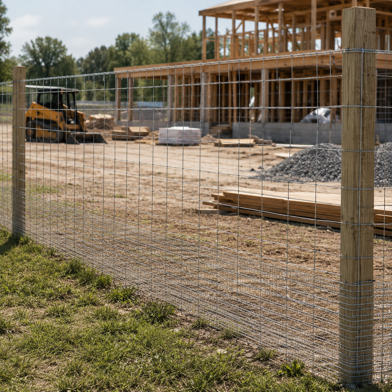 Cattle Fence 4 feet x 328 feet - Heavy-duty galvanized wire fence and wire mesh fence, suitable for pigs, goats, sheep, and deer; ideal goat fence, deer fence, livestock pen protection — image 13