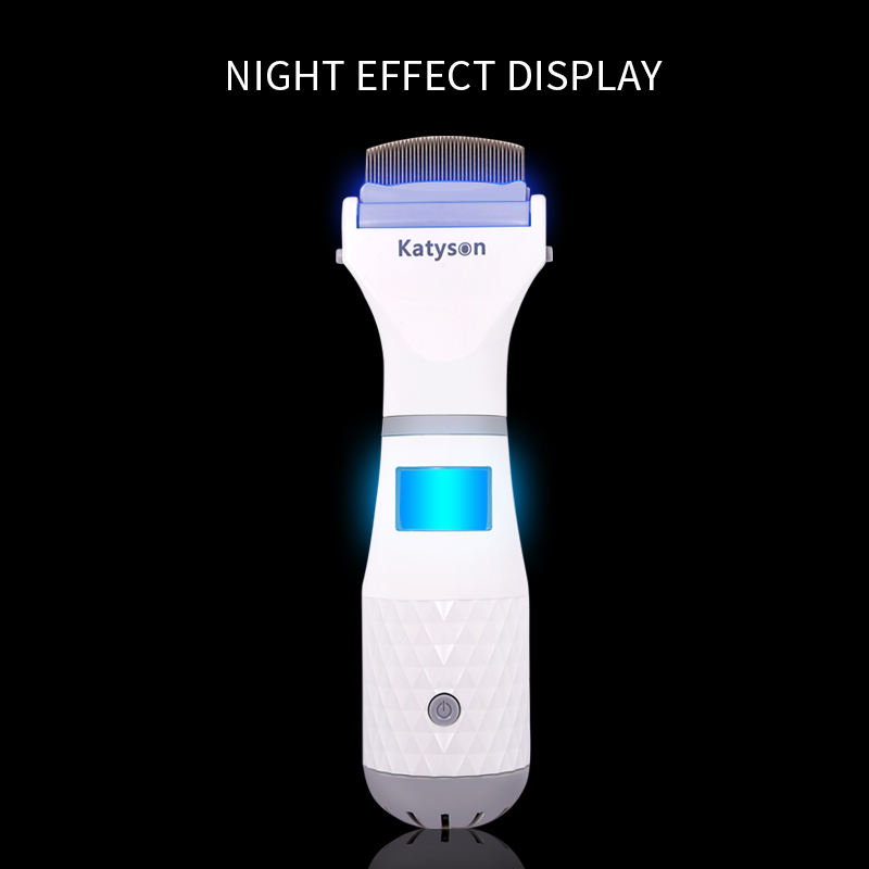 Pet Electric Flea Comb Lice Catcher Hair Cleaner Lice Catcher Pet Lice Comb Lice Remover — image 4