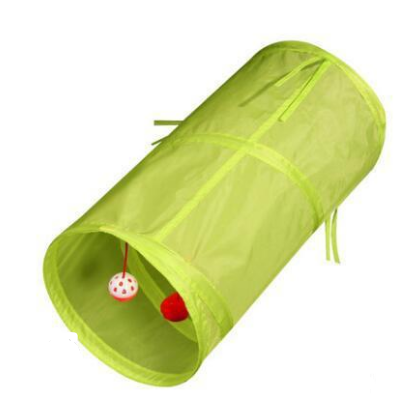 Suministros para mascotas túnel de papel bidireccional para gatos que puede acomodar, canal plegable para gatos — imagen 5