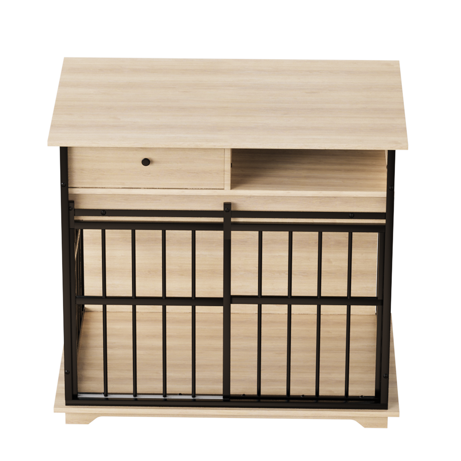 Dog Crate Furniture, Large Dog Cage Furniture With Tray For Medium Large Dogs, Wooden Dog Kennel Furniture — image 5