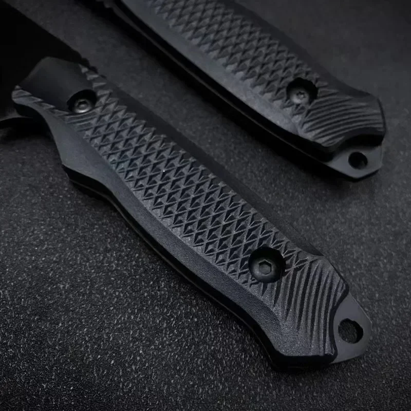 Stainless steel sheath pocket knife, high hardness knife, portable sheath peel knife outdoor barbecue knife — image 5