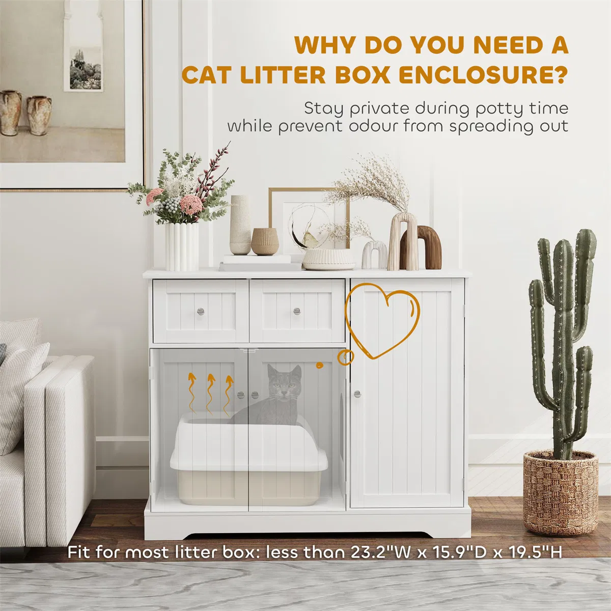 Cat Litter Box, Cat Litter Box Enclosure — image 5