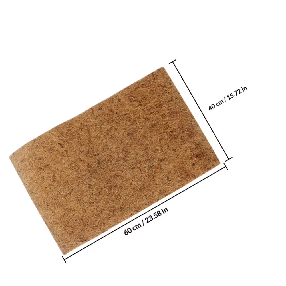 Natural Coconut Fiber Reptile Carpet Mat for Terrarium Substrate Bedding Tortoise Lizard Snake Gecko Reptile Cage Accessories — image 3
