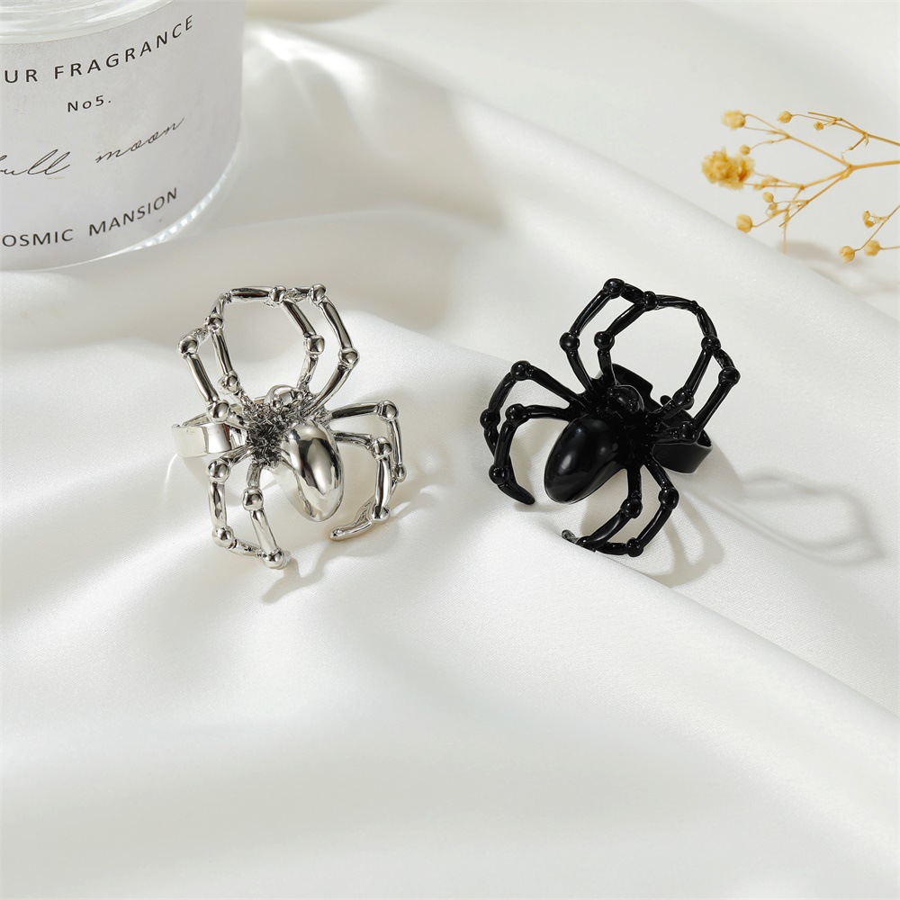 Anillo de Araña Simulado para Halloween, Festival de Fantasmas, Accesorio de Día de Brujas — imagen 4