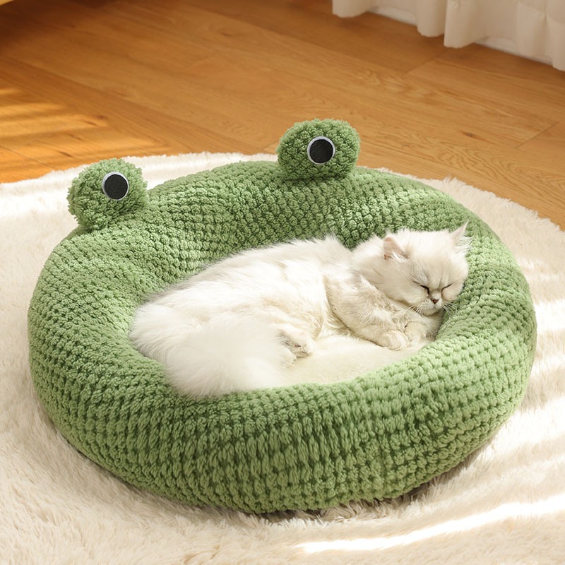 Nido Pet Serie Pequeña Rana: Nido para Gatos, Nido Cálido para Perros, Casa de Otoño e Invierno — imagen 6