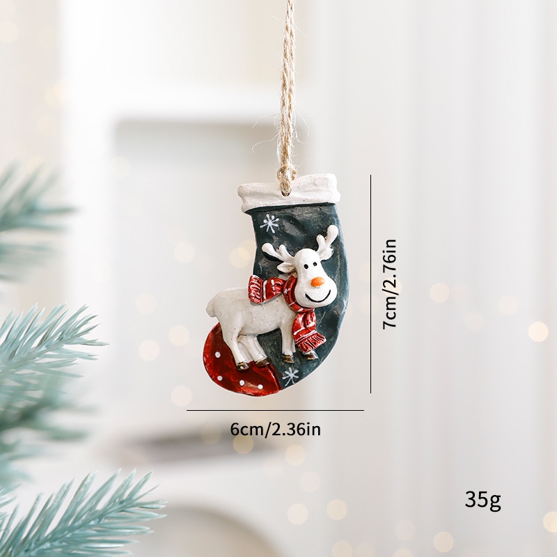 Adorno Navideño Reino de los Cielos Figura de Renuevo Colgante Estilo Animado Decoración para Árbol — imagen 18