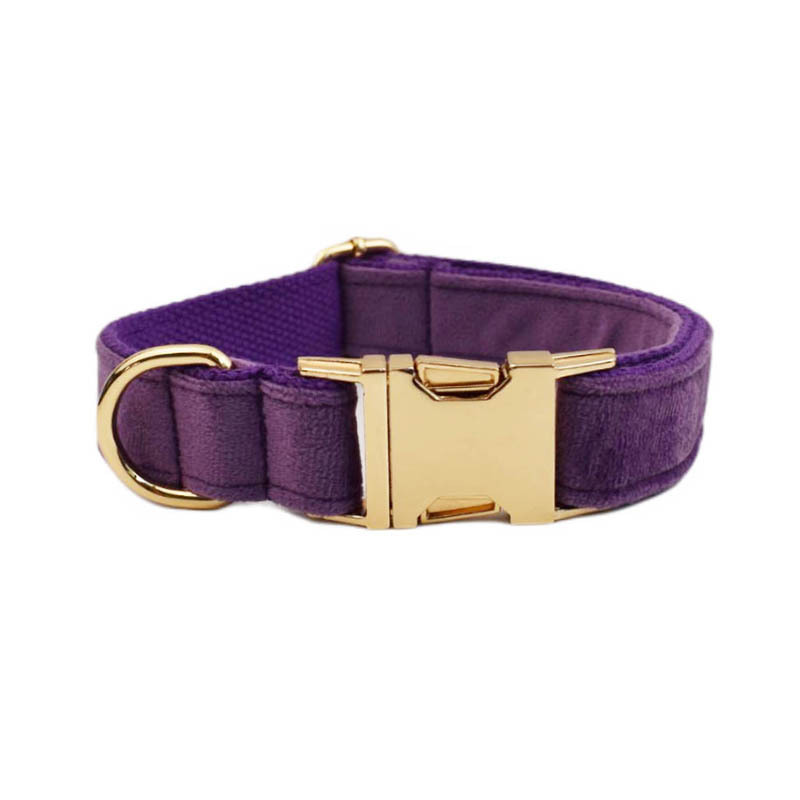 Collar de perro Velvet Collection con grabado personalizado — imagen 20
