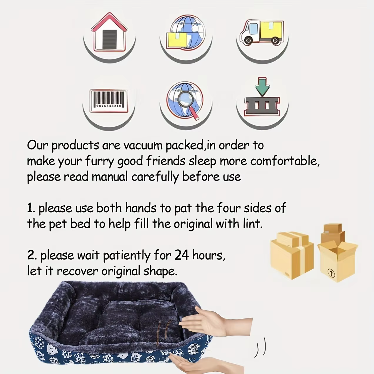 Pet Dog Bed Sofa Mats Winter Pet Products Coussin Chien Accessories Dogs Basket Supplies For Large Medium Small House Cat Bed — image 6