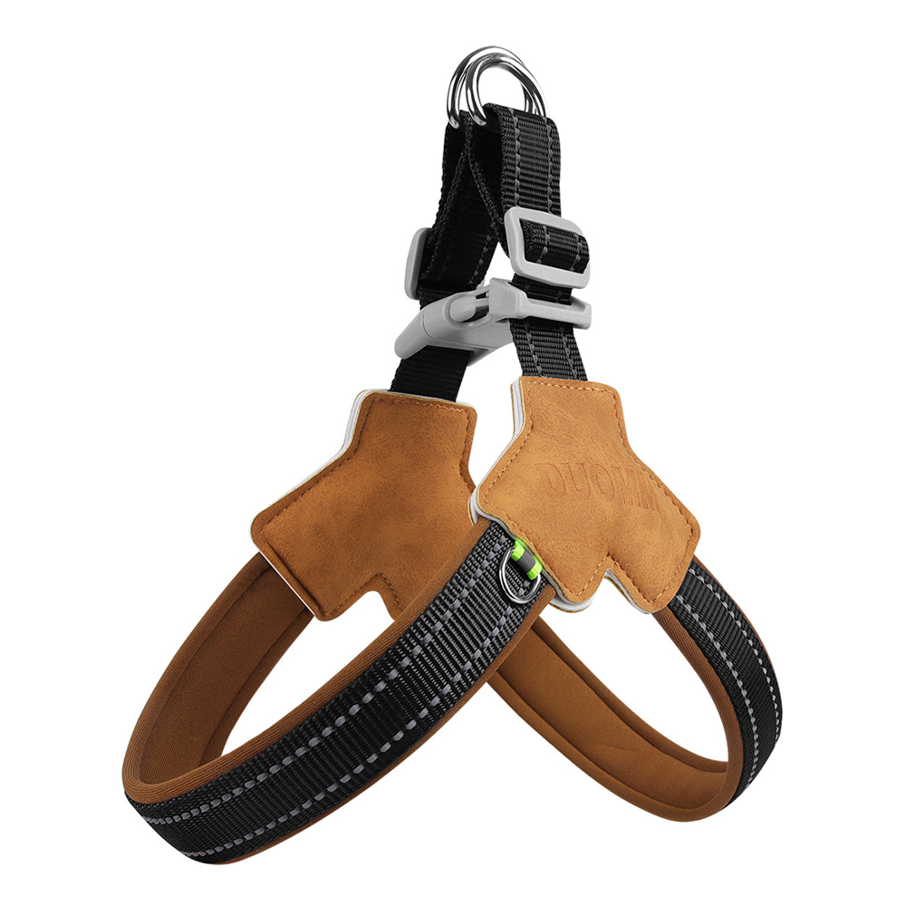 Dog Harness Chest Strap for Small and Medium Dogs, Reflective Leash for Outdoor Walking, Anti-Pull Design for Corgi, Bichon — image 9