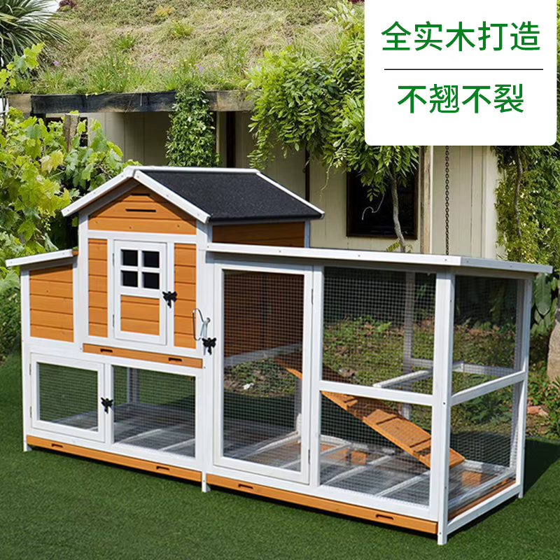Casa para Pollos al Aire Libre Grande - Galpón de Palomas - Caja para Gatos - Refugio para Perros y Aves — imagen 3