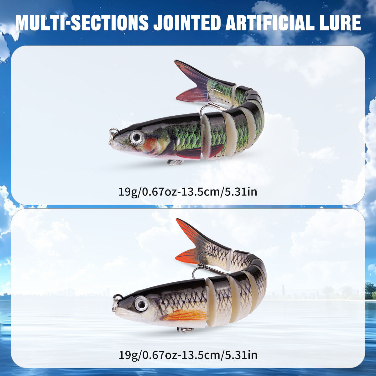 Set de 25 Piezas de Señuelos Topwater de Hélice Multi-sección para Pesca, Señuelo Realista de Pato y Accesorios de Rana, para Pesca de Lubina en Agua Dulce — imagen 5