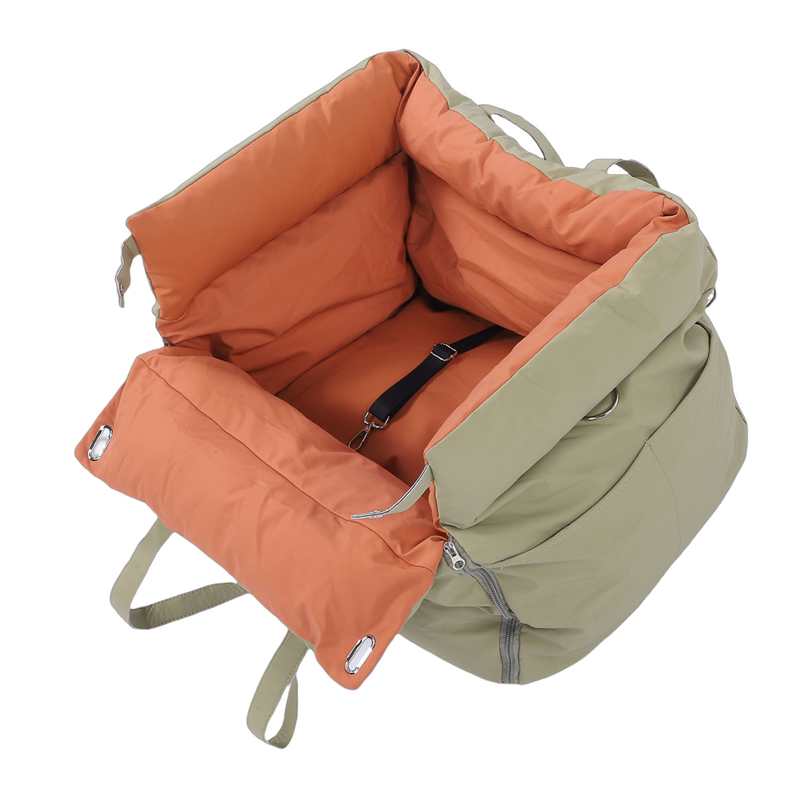 Cama Portátil para Mascotas de Auto, Viaje al Aire Libre, Desmontable y Lavable, Asiento de Auto para Mascotas con Arnés para Perros y Gatos — imagen 1