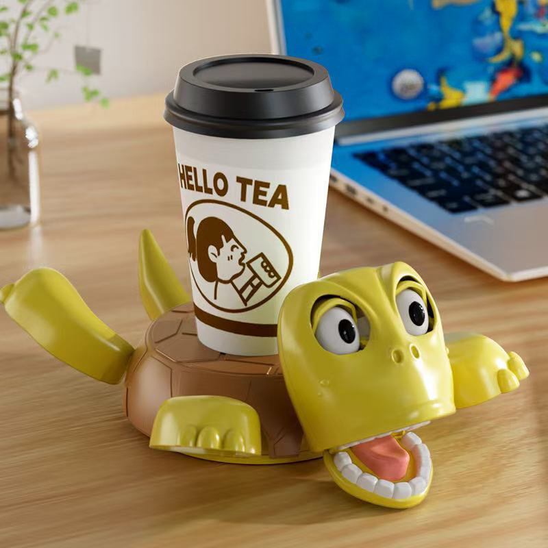 3D - printed Panicked Turtle Coaster: Insulated, for stress relief, doubles as mug base decor — image 3