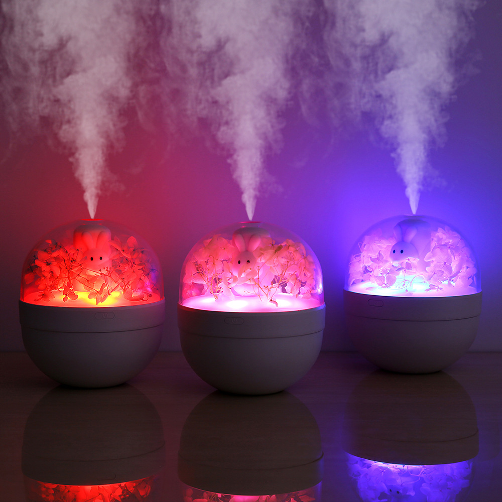 New Sweetheart Rabbit Humidifier Household USB Charging Mini Desktop Air Purifier Gift — image 3