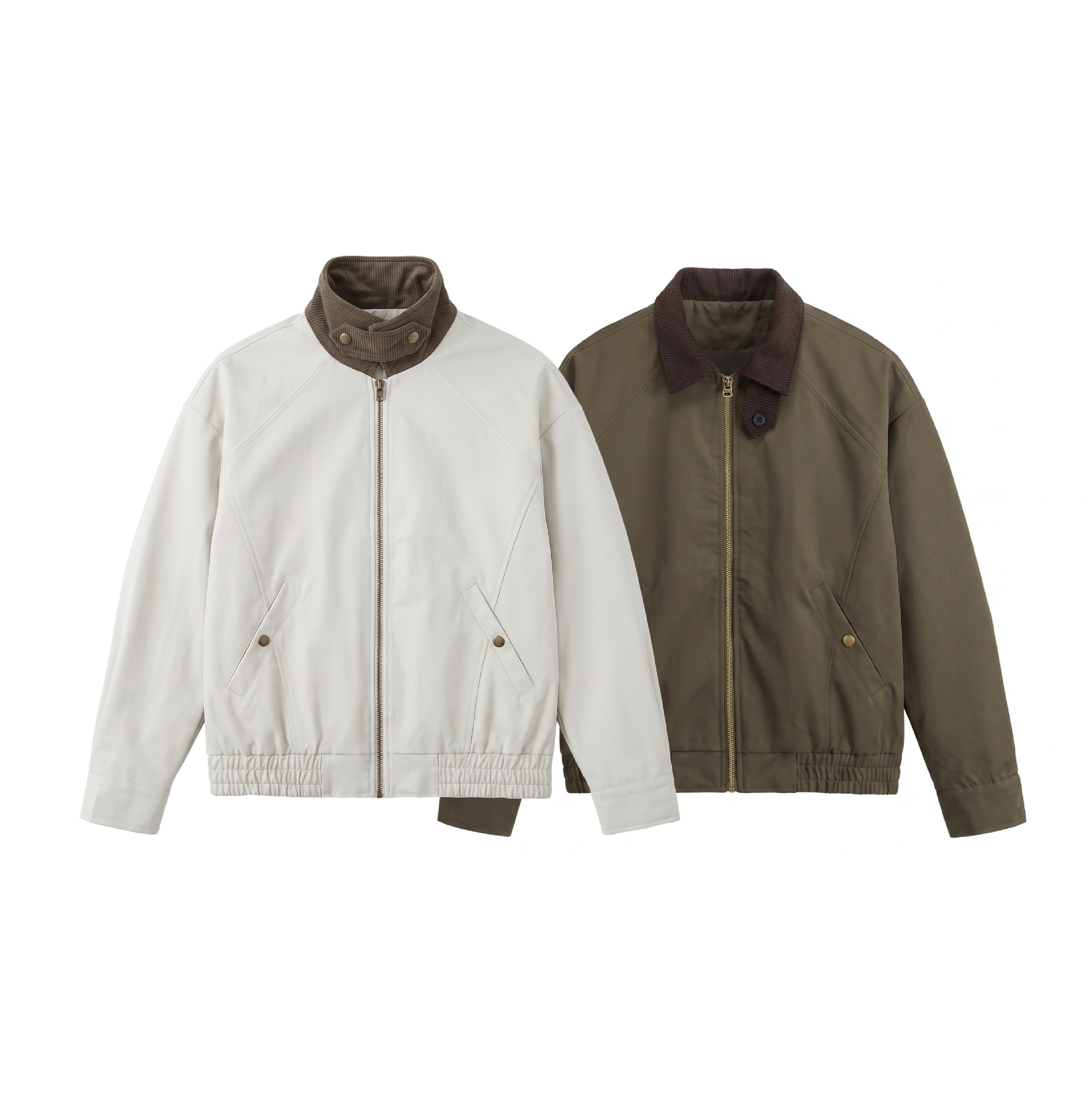 Collar Hunting Jacket Men's Vintage Casual Workwear Coat — image 6