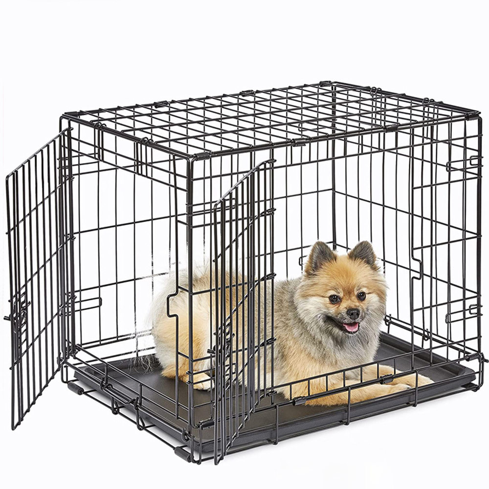Cage Bottomless Dog Cage Small Dog Cage Teddy Pet Cat Cage Folding Dog Cage — image 4