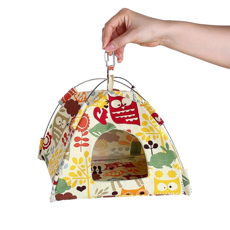 New Hanging Canvas Parrot Tent Bird Cage Pet Universal Bird Tent Hammock Small Pet Nest — image 1
