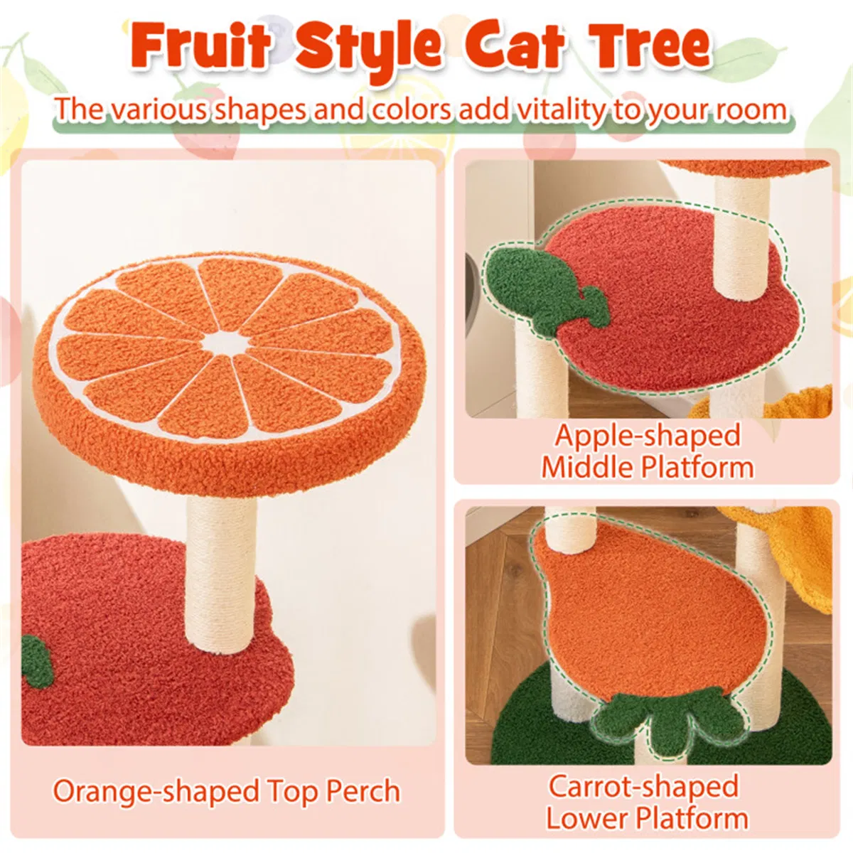 Cat Tree Pet Activity Center Cat Apartment — image 6