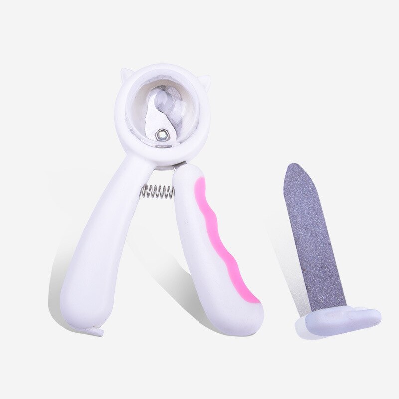Splash-proof Pet Nail Scissors New Style with File All-in-one Cat and Dog Nail Scissors Safety Pliers — image 2