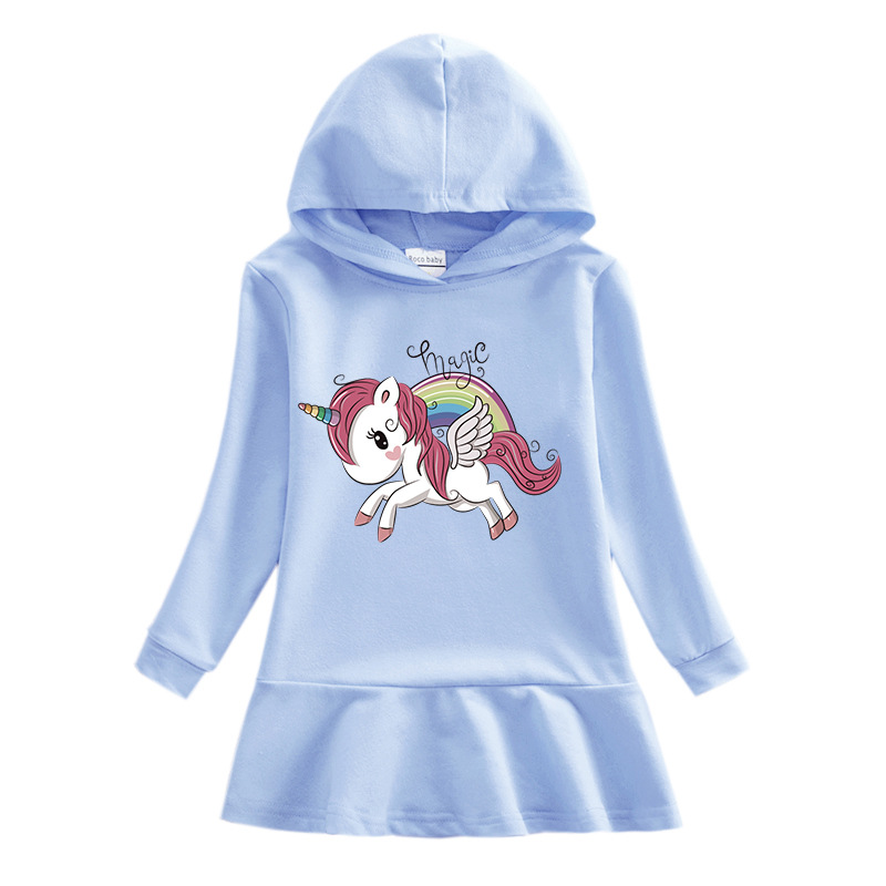Pony girl hooded hoodie dress — image 9