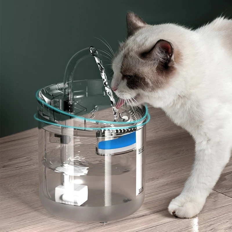 Dispensador de Agua Automático para Mascotas Circulación Inteligente Temperatura Constante Electrodoméstico Silencioso Accesorio de Suministros para Mascotas — imagen 3