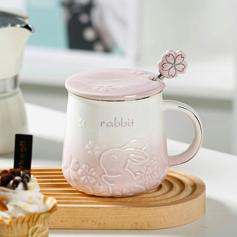 Taza Cerámica de Cerdo de Año de Café — imagen 1